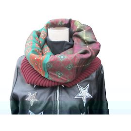 Pierre Louis Mascia SNOOD / LENÇO Azul escuro