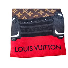 Louis Vuitton-Animalle headband-Brown