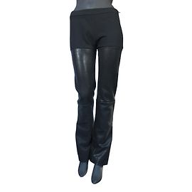 Balenciaga Lederhose Schwarz