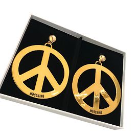 Moschino Boucles d'oreilles Doré