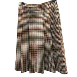 Burberry-Skirts-Brown
