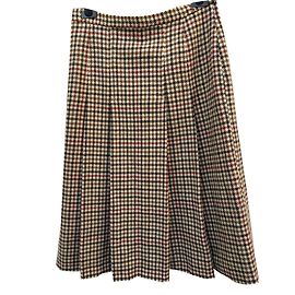 Saia Burberry Marrom Marrom