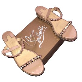 Christian Louboutin-Sandals-Cream