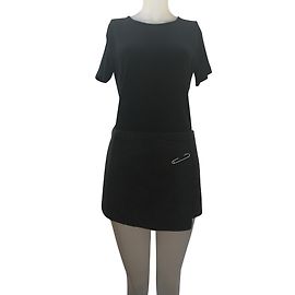 Zara Grey Wool Mini Skirt Grey Dark grey