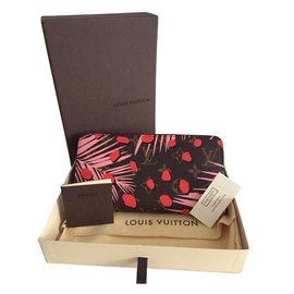 Louis Vuitton-Zippy Wallet Limitierte Auflage / Dschungel Palm Springs-Braun