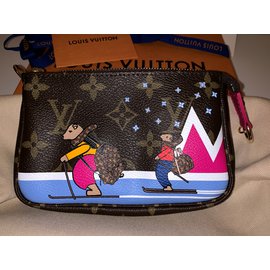 Louis Vuitton-Portafoglio Monogram Collezione Natale Natale 2018 Animali-Marrone