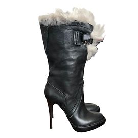 Burberry Botas de shearling Preto
