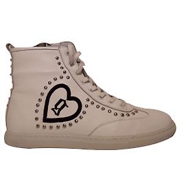 John Galliano Tênis Branco