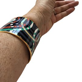 Hermès anello smalto extra large Multicolore