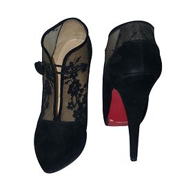 Christian Louboutin Botines Negro
