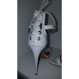 Aquazurra-Sandals-White