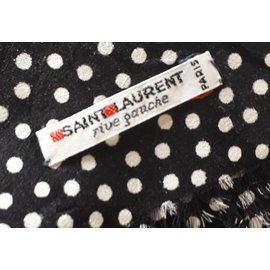 Yves Saint Laurent-Gran carre' Yves Saint Laurent-Noir,Rouge,Vert