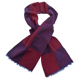 Yves Saint Laurent Sciarpe da uomo Rosso Blu
