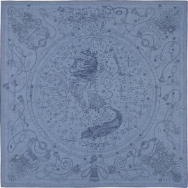 Hermès-Shawl-Blue