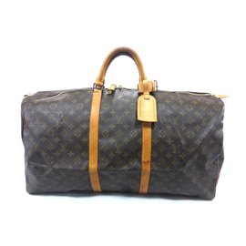 Louis Vuitton-KEEPALL 60 MONOGRAMA-Castaño