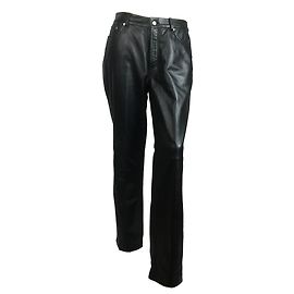 Tommy Hilfiger Leather pants Black