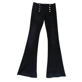 Berenice-Pantalons, leggings-Noir
