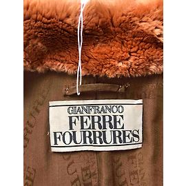 Gianfranco Ferré Coat in beaver Light brown
