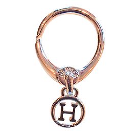 Portachiavi d'argento Hermès Argento
