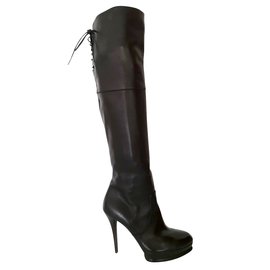 Stuart Weitzman-Bottes-Noir