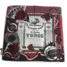 Christian Lacroix Sciarpa seta Rosso