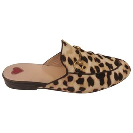 Gucci-Stampa del leopardo di Princetown-Multicolore