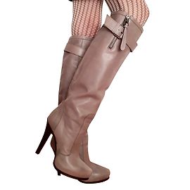 Barbara Bui Gray-Taupe Boots Grey