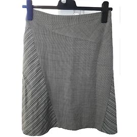 Kenzo Mittellanger Rock Blau Grau
