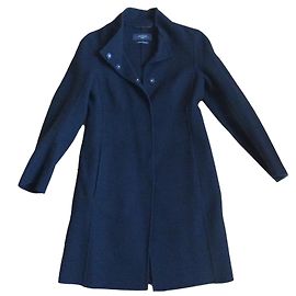 Weekend Max Mara Abrigo Fin De Semana lana forrada Negro