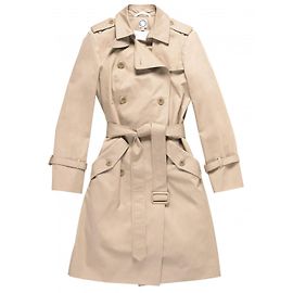 Inès de la Fressange Gabardina(Capa) Beige
