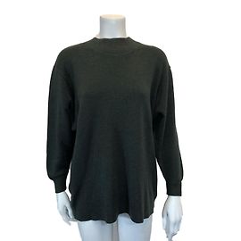 Autre Marque Christa Fiedler-Pullover Olivgrün