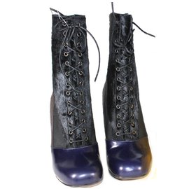 Fendi-Ankle boots-Black,Blue,Grey