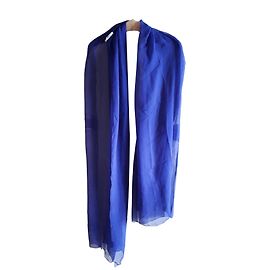 Sciarpa vintage Yves Saint Laurent Blu chiaro