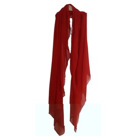 Yves Saint Laurent-Vintage scarf-Red