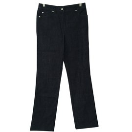 Escada-Calça jeans cintura alta ESCADA-Azul claro,Azul escuro