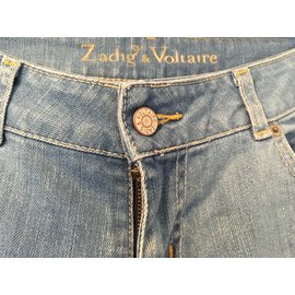 Zadig & Voltaire-Jeans-Bleu clair