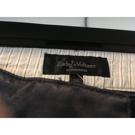 Zadig & Voltaire-calça-Azul marinho