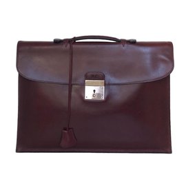Hermès-Sac à Dépêche-Red