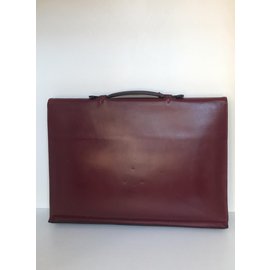 Hermès-Sac à Dépêche-Red