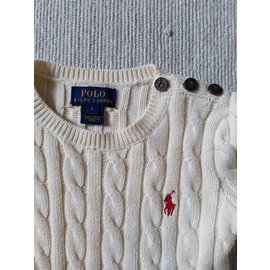 Polo Ralph Lauren-Logo dress-Cream