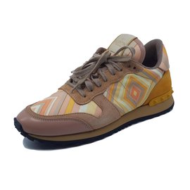 Baskets Valentino Rockstud en cuir multicolore 39 Multicolore