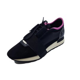 Balenciaga-Race trainers-Black