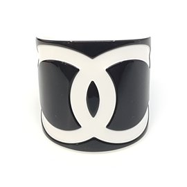 Chanel bofetada Negro Blanco