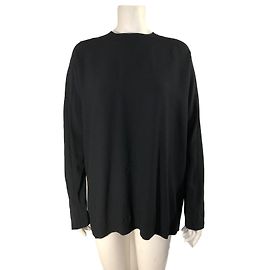 Top oversize Marni in viscosa blu scuro Blu scuro