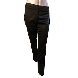 Just Cavalli Black Satin Pants Black