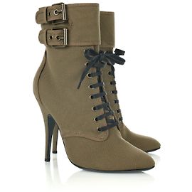 Balmain Ankle boots Khaki