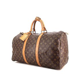 Louis Vuitton-Bolsa de viaje-Castaño