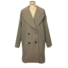 American Vintage Coat " Funny et marant " model Beige