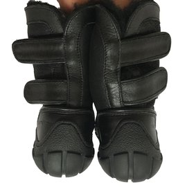 Pom d'Api-Très chaud bottes Pom d’api-Noir