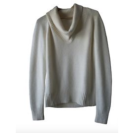 Céline Cashmere Sweater White Eggshell White Eggshell